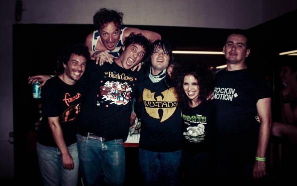 con El Perrodiablo en el camarín de Niceto por Charli Love