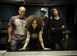 Facu (Ingeniero de sonido) Lonnie, Tomás y yo.