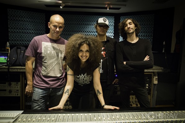 Facu (Ingeniero de sonido) Lonnie, Tomás y yo.